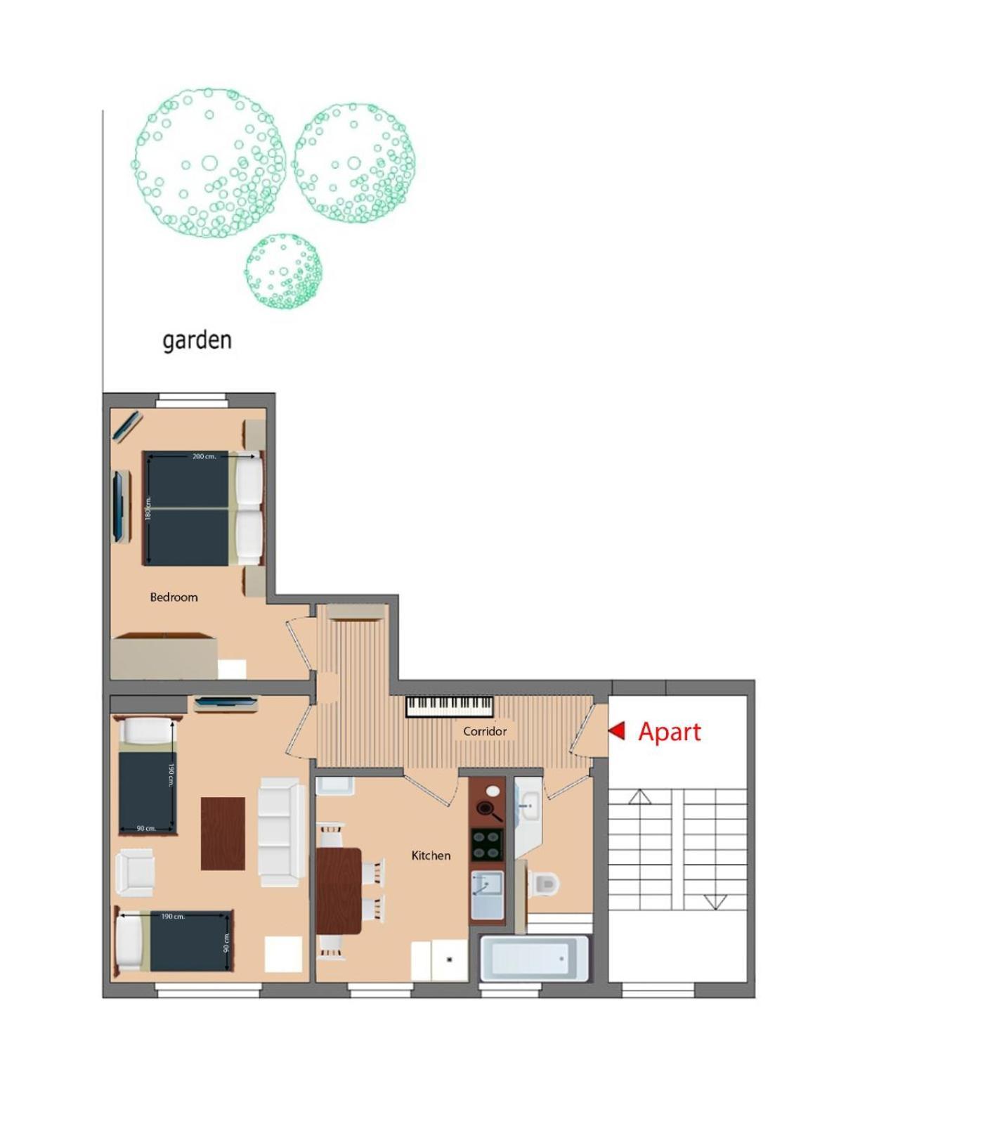 Golden Apartments Essen Exterior foto